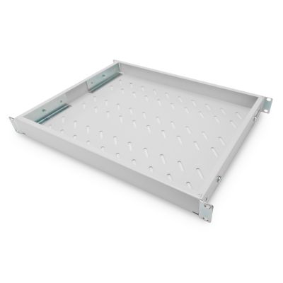 3. Digitus-Regal mit variablen Montageschienen zur Festinstallation in 483 mm (19") Schränken
