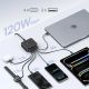 7. Baseus EnerFill FH21 120W Ladestation 4xUSB-C + 2xUSB-A - Schwarz