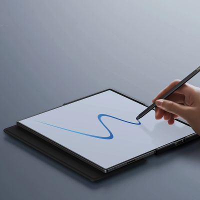 7. Nillkin Qin Pro Hülle für Samsung Galaxy Z Fold 7 mit S Pen Space – Schwarz