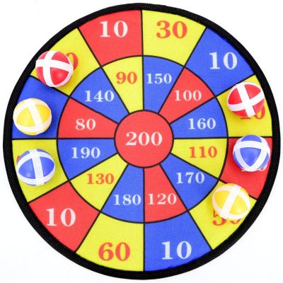 2. Dartspiel für Kinder mit Klettverschluss und Pistolen, 36 cm