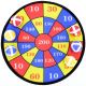 2. Dartspiel für Kinder mit Klettverschluss und Pistolen, 36 cm