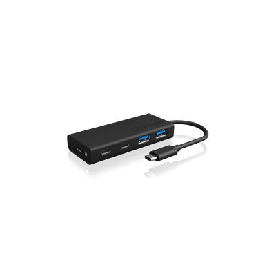 ICY BOX IB-HUB1426-CPD USB 3.2 Gen 1 (3.1 Gen 1) Typ-C 5000 Mbit/s Schwarz