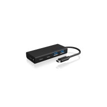 ICY BOX IB-HUB1426-CPD USB 3.2 Gen 1 (3.1 Gen 1) Typ-C 5000 Mbit/s Schwarz