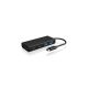 ICY BOX IB-HUB1426-CPD USB 3.2 Gen 1 (3.1 Gen 1) Typ-C 5000 Mbit/s Schwarz