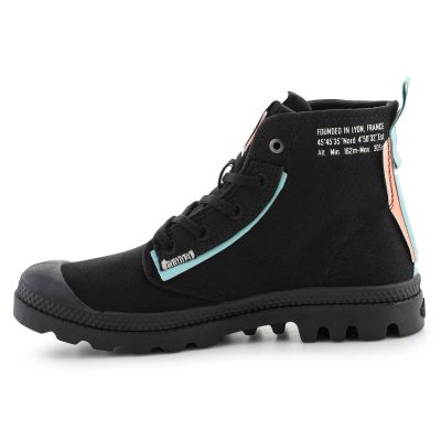 5. Palladium Pampa Underlayer W 99183-008-M Schwarze Schuhe