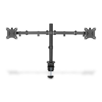 24. DIGITUS DOPPEL-TISCHHALTERUNG MIT KLEMME 2XLCD MAX. 32" MAX. BELASTUNG 2X 8KG NEIGBAR UND SCHWENKBAR SCHWARZ DA-90400