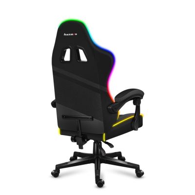 13. Huzaro Force 4.4 RGB Schwarzer Gaming-Stuhl