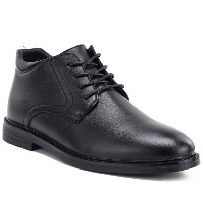 Bequeme schwarze Herren-Ankle-Boots McKeylor 85228