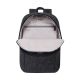 22. RIVACASE Anvik 15,6"-Laptop-Rucksack, 15 l, schwarz, aus wasserdichtem Material, Fächer für ein 10,5"-Tablet, Smartphone, Dokumente, Zubehör, Trinkflasche