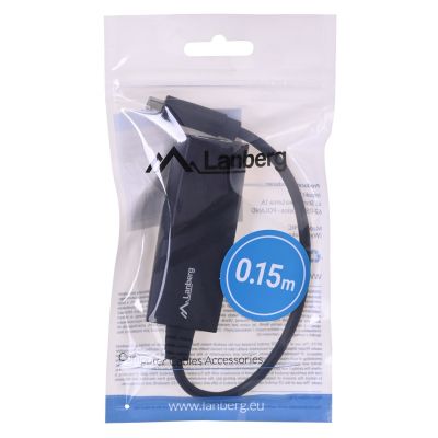 5. Lanberg NC-1000-02 Netzwerkkarte (USB 3.1, USB-C; 1x 10/100/1000Mbps)