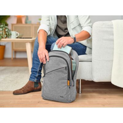 6. TRUST Avana 16" Laptop-Rucksack Grau