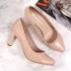 4. Sergio Leone W SK39J Pumps aus nacktem Lackleder