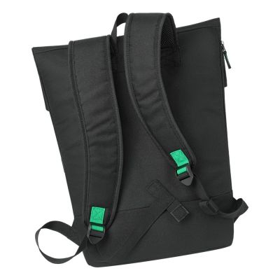 10. Rivacase Gremio City Rucksack, Schwarz, Polyester, Recyceltes Polyethylenterephthalat (rPET)