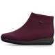 3. Rieker TEX 98251-35 wasserdichte, gefütterte Damen-Ankle-Boots in Burgunderrot