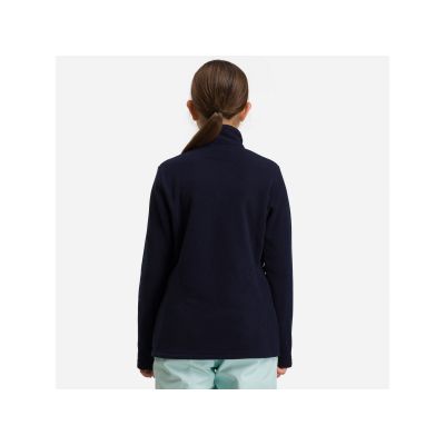 4. ROSSIGNOL Mädchen Fleece-Sweatshirt mit 1/2-Reißverschluss, Marineblau