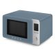 17. Smeg MOC02SBMEU Mikrowelle, blau, Kombi-Mikrowelle für die Arbeitsplatte, 27 l, 900 W