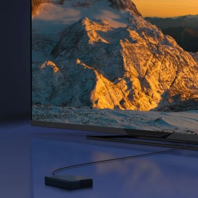 10. Baseus HDMI 2.1 Kabel 8K 60 Hz 48 Gbps / 4K 120 Hz / 2K 144 Hz 3D eARC QMS Dynamic HDR VRR ALLM 3 m schwarz (CAKGQ-L01)