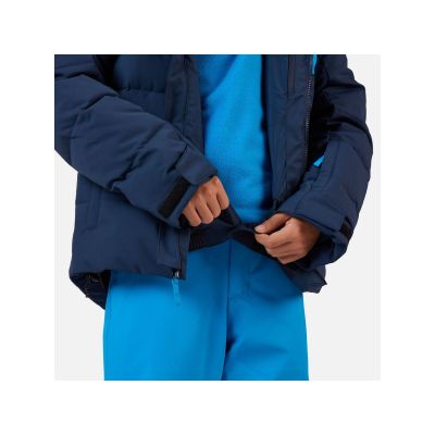 3. ROSSIGNOL Steppjacke für Jungen, Kinder-Skijacke, Marineblau