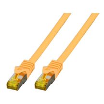 EFB RJ45 Patchkabel. S/FTP Kat. 6A LSZH Kat. 7 Rohk. 20,00 m gelb