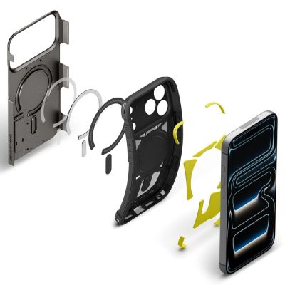 7. Spigen Tough Armor Hülle für iPhone 18 Pro Max / 17 Pro Max – Schwarz