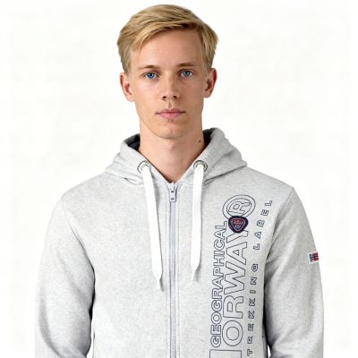 8. Geographical Norway Fogora DB 100 M Sweatshirt WZ3066H/GN-Blended Gray