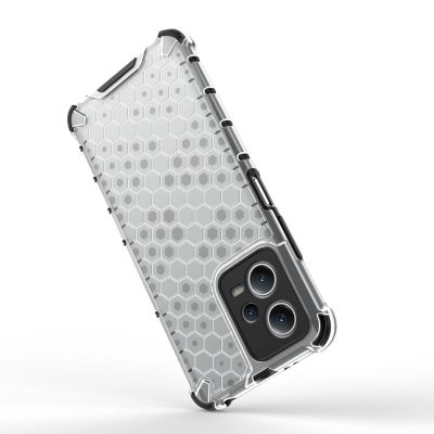 17. Wabenhülle für Xiaomi Redmi Note 12 5G / Poco X5 5G gepanzerte Hybridhülle blau