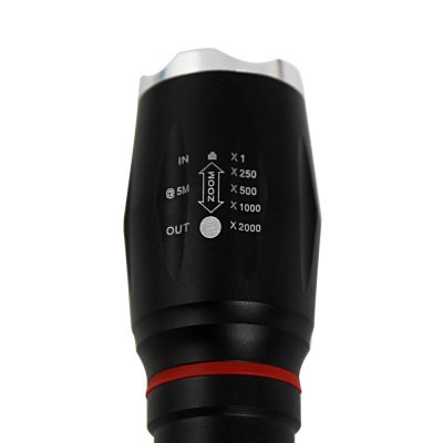 34. ESPERANZA Aluminium-Taschenlampe mit Seitenlicht COB DIONE EOT070