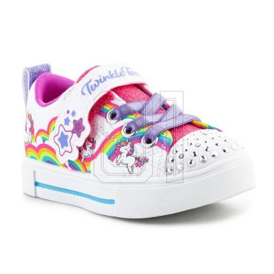 2. Skechers S-Lights Mädchen Twinkle Sparks Jumpin Clouds Jr 314809N-WMLT Schuhe