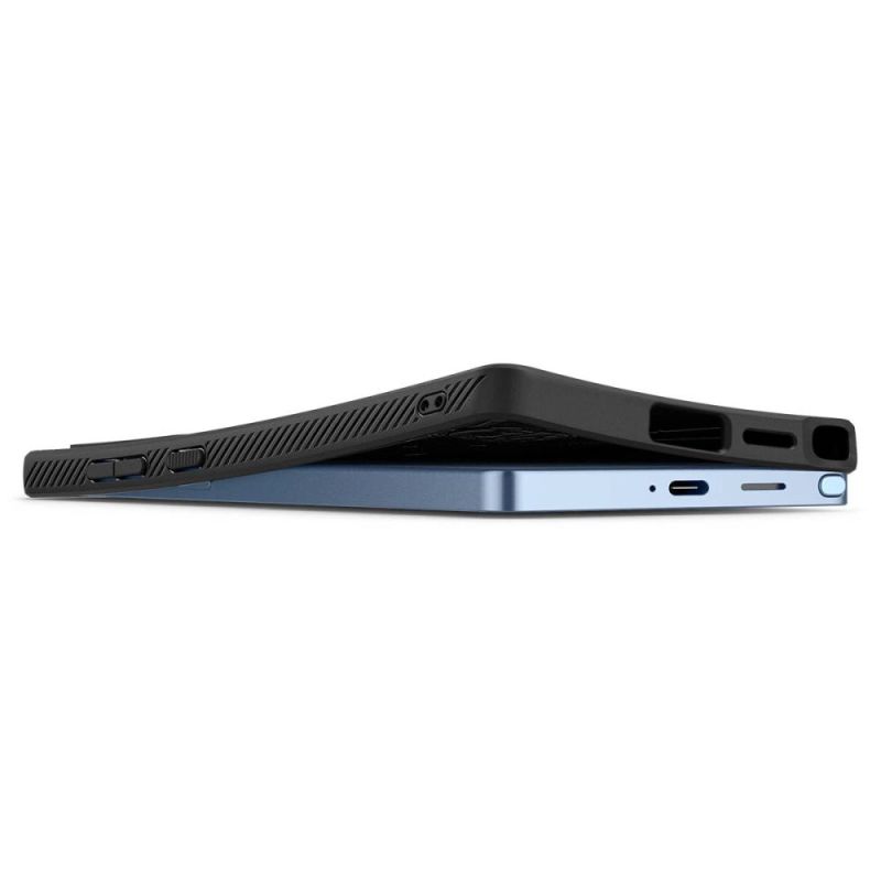 12. Spigen Liquid Air Hülle für Samsung Galaxy S25 Ultra – Schwarz