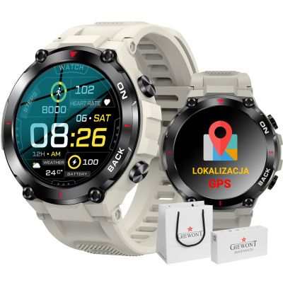 GIEWONT Pionier GPS GW460-3 Smartwatch - Hellgrau
