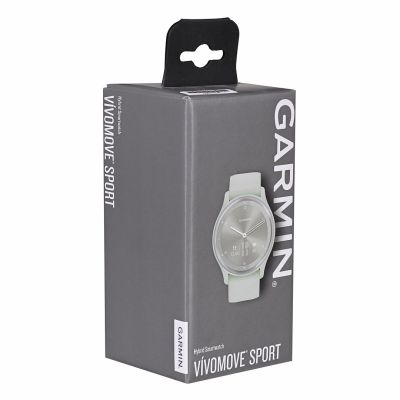 17. Garmin Vivomove Sport 40mm Agave Mint Silikonuhr
