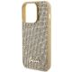 6. Guess Disco Metal Script Hülle für iPhone 15 Pro – Gold