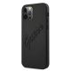 2. Guess Saffiano Vintage Script Case für iPhone 12 Pro Max 6,7" - Schwarz