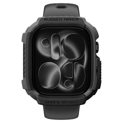3. Spigen Rugged Armor Schutzhülle für Apple Watch 42 mm – Mattschwarz