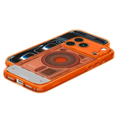 16. Spigen Ultra Hybrid MagSafe Hülle für iPhone 18 Pro / 17 Pro – Orange