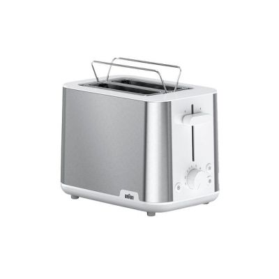 2. Braun HT 1510 8, 2 Tassen, 900 W, Edelstahl, Weiß
