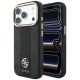 Guess 4G MagSafe Hülle mit Stripe Round und Classic Logos für iPhone 17 Pro / 18 Pro – Schwarz