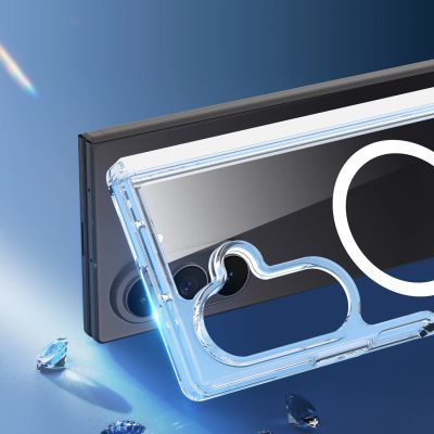 10. Dux Ducis Clin Mag Case für Samsung Galaxy Z Fold 8 / Z Fold 7, kompatibel mit MagSafe – Transparent