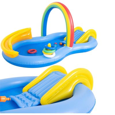 9. Kinderpool-Spielplatz Regenbogen 220x122CM 51348