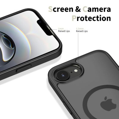 4. Tech-Protect BasicMag MagSafe Hülle für iPhone 16e / 17e - Schwarz