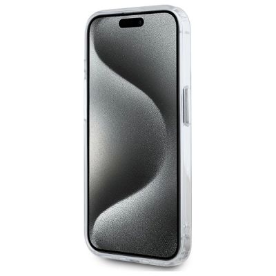 5. Karl Lagerfeld IML Metal Choupette Head MagSafe Case für iPhone 15 Pro Max - Weiß