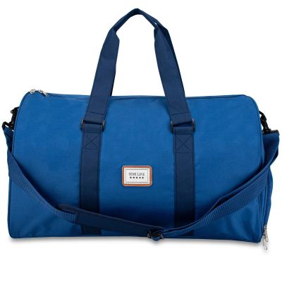2. SPORT-/FITNESSTASCHE A3031 BLAU SEMI LINE