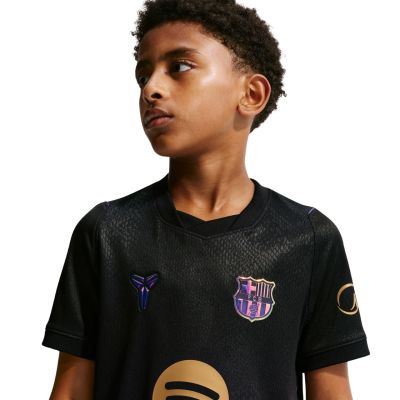 6. Nike FC Barcelona Auswärtstrikot 2026/27 für Kinder, Lila-Schwarz, II1674 505