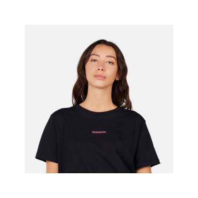 5. ROSSIGNOL W Waterfall Relax Tee Damen Schwarz