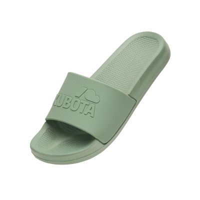 3. Kubota Basic schlichte pastellgrüne Pool-Flip-Flops K25SS-101-001-17-1