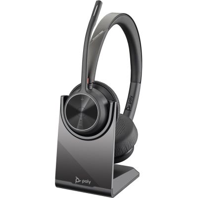 POLY Voyager 4320 USB-C Headset mit BT700 Adapter und Ladestation