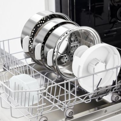 7. Tefal Convenient Series Deluxe VC502D 3-Korb-Dampfgarer, 900 W, Edelstahl, Weiß