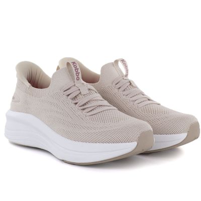 4. Beige Damen-Plateau-Sneaker Kobbo Vinceza 102421