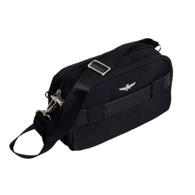 2. Aeronautica Militare Fly Herren-Schultertasche Schwarz - AM-327