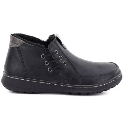 6. Bequeme schwarze Damen-Ankle-Boots Potocki 25-90349